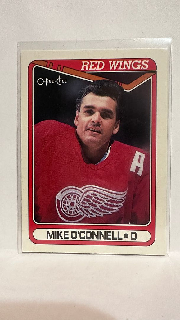 #114 Mike O'Connell  Detroit Red Wings 90-91 O-Pee-Chee Hockey Card