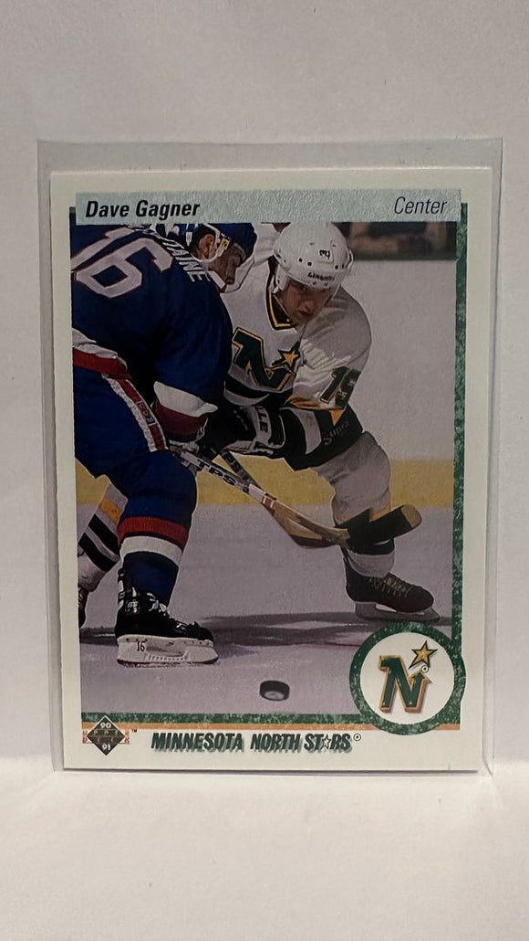 #248 Dave Gagner  Minnesota North Stars 90-91 Upper Deck Hockey Card