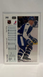 #243 Gary Leeman  Toronto Maple Leafs 90-91 Upper Deck Hockey Card