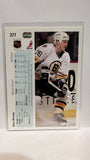 #377 Glen Wesley  Boston Bruins 90-91 Upper Deck Hockey Card