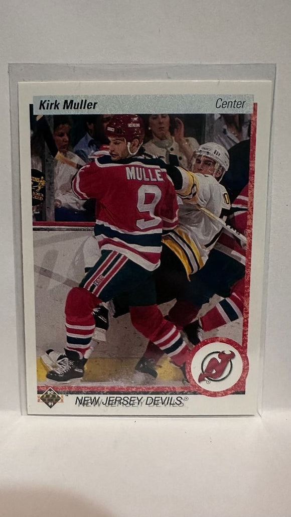 #267 Kirk Muller New Jersey Devils 90-91 Upper Deck Hockey Card