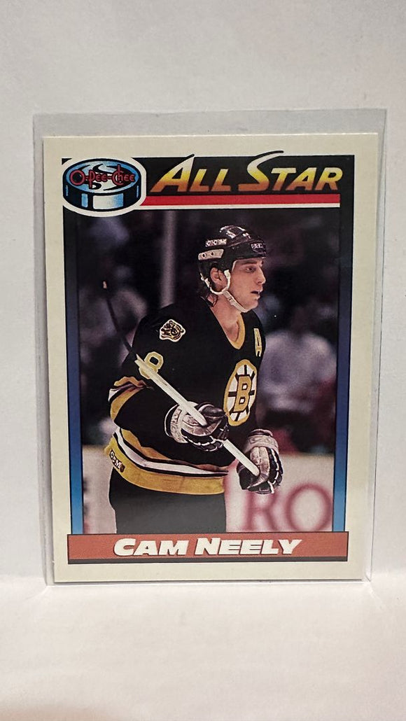 #266 Cam Neely All Star Boston Bruins 91-92 O-Pee-Chee Hockey Card