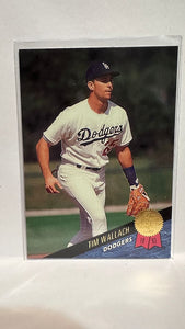 #363 Tim Wallace Los Angeles Dodgers 1993 Leaf Baseball Card