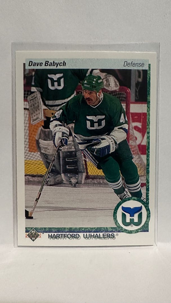 #194 Dave Babych Hartford Whalers 90-91 Upper Deck Hockey Card