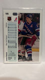 #185 James Patrick New York Rangers 90-91 Upper Deck Hockey Card