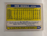 #87T Reid Nichols Montreal Expos 1987 Topps Baseball Card