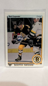 #158 Bob Carpenter Boston Bruins 90-91 Upper Deck Hockey Card