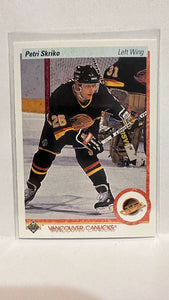 #147 Petri Skriko Vancouver Canucks 90-91 Upper Deck Hockey Card