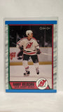 #245 Randy Velischek New Jersey Devils 89-90 O-Pee-Chee Hockey Card