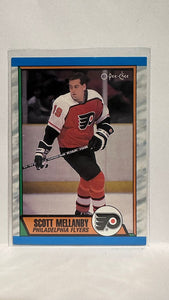 #253 Scott Mellanby Philadelphia Flyers 89-90 O-Pee-Chee Hockey Card