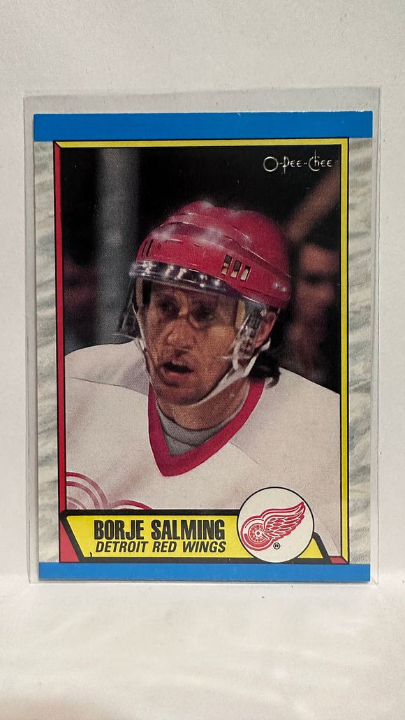 #278 Borje Salming Toronto Maple Leafs 89-90 O-Pee-Chee Hockey Card