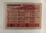 #313 Team Card Quebec Nordiques 89-90 O-Pee-Chee Hockey Card