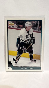 #311 Terry Yake Anaheim Ducks 93-94 Upper Deck Hockey Card