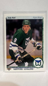 #322 Jody Hull Hartford Whalers 90-91 Upper Deck Hockey Card