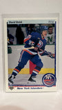 #1 David Volek New York Islanders 90-91 Upper Deck Hockey Card