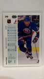 #249 Brent Sutter New York Islanders 90-91 Upper Deck Hockey Card