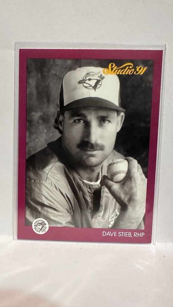 #137 Dave Stieb Toronto Blue Jays 1991 Studio Baseball Card