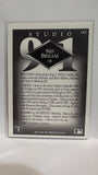 #142 Sid Bream Atlanta Braves 1991 Studio Baseball Card