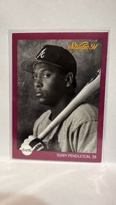 #148 Terry Pendleton Atlanta Braves 1991 Studio Baseball Card