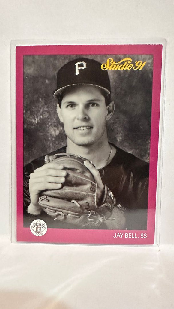 #221 Jay Bell Pittsburgh Pirates 1991 Studio Baseball Card