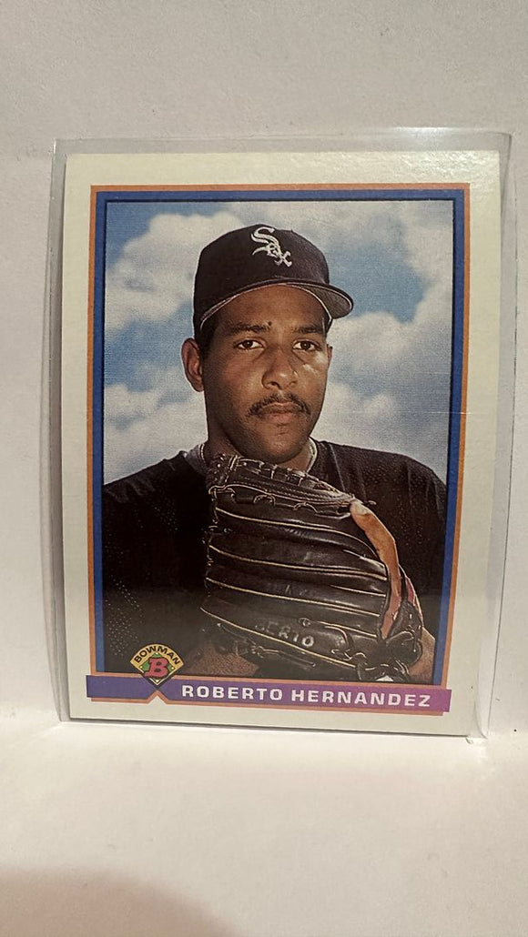 #343 Roberto Hernandez Chicago White Sox 1991 Bowman Baseball Card