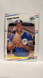 #383 Edwin Nunez Seattle Mariners 1988 Fleer Baseball Card