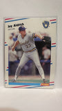 #155 Jay Aldrich Milwaukee Brewers  1988 Fleer Baseball Card