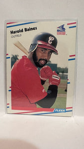 #391 Harold Baines Chicago White Sox 1988 Fleer Baseball Card