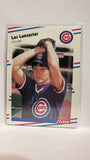 #421 Les Lancaster Chicago Cubs 1988 Fleer Baseball Card