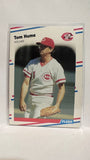 #236 Tom Hume Cincinnati Reds 1988 Fleer Baseball Card