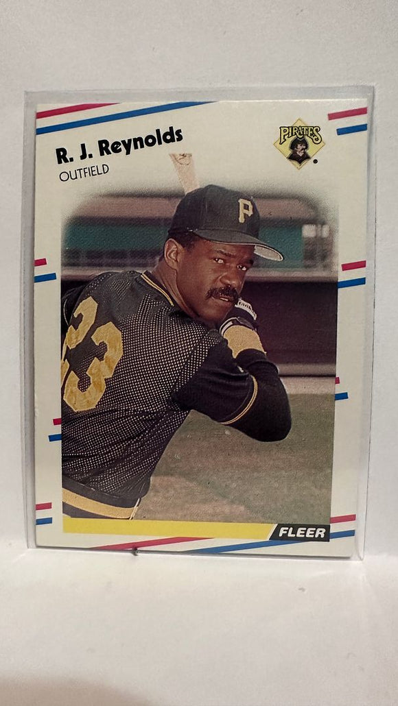 #339 R.J. Reynolds Pittsburgh Pirates 1988 Fleer Baseball Card