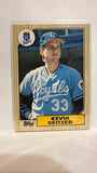 #111T Kevin Seitzer Kansas City Royals 1987 Topps Baseball Card