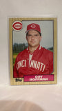 #48T Guy Hoffman Cincinnati Reds 1987 Topps Baseball Card