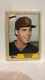 #26T Storm Davis SAN Diego Padres 1987 Topps Baseball Card