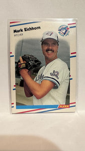 #108 Mark Eichhorn Toronto Blue Jays 1988 Fleer Baseball Card