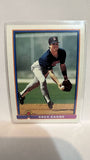 #338 Gregg Gagne Minnesota Twins 1991 Bowman Baseball Card