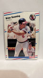 #488 Brian Downing Los Angeles Angels 1988 Fleer Baseball Card