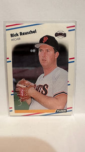 #94 Rick Reuschel SAN Francisco Giants 1988 Fleer Baseball Card