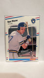 #171 Dan Plesac Milwaukee Brewers 1988 Fleer Baseball Card