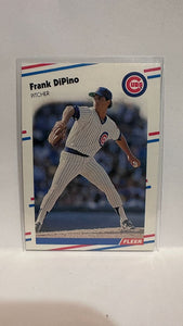 #418 Frank Dipino Chicago Cubs 1988 Fleer Baseball Card