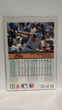 #22 of 24 Will Clark The Performer SAN Francisco Giants 1992 Fleer Baseball Card