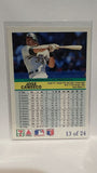 #13 of 24 Jose Canseco The Performer Oakland Athletics 1992 Fleer Baseball Card