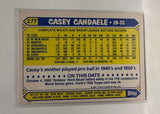 #17T Casey Candaele Montreal Expos 1987 Topps Baseball Card