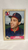 #62T Jack Lazorko Los Angeles Angels 1987 Topps Baseball Card