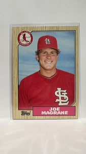 #72T Joe Magrane St Louis Cardinals 1987 Topps Baseball Card