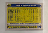 #107T Mark Salas New York Yankees 1987 Topps Baseball Card