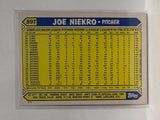 #89T Joe Niekro Minnesota Twins 1987 Topps Baseball Card