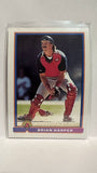 #333 Brian Harper Minnesota Twins 1991 Bowman Baseball Card