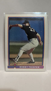 #342 Bobby Thigpen Chicago White Sox 1991 Bowman Baseball Card