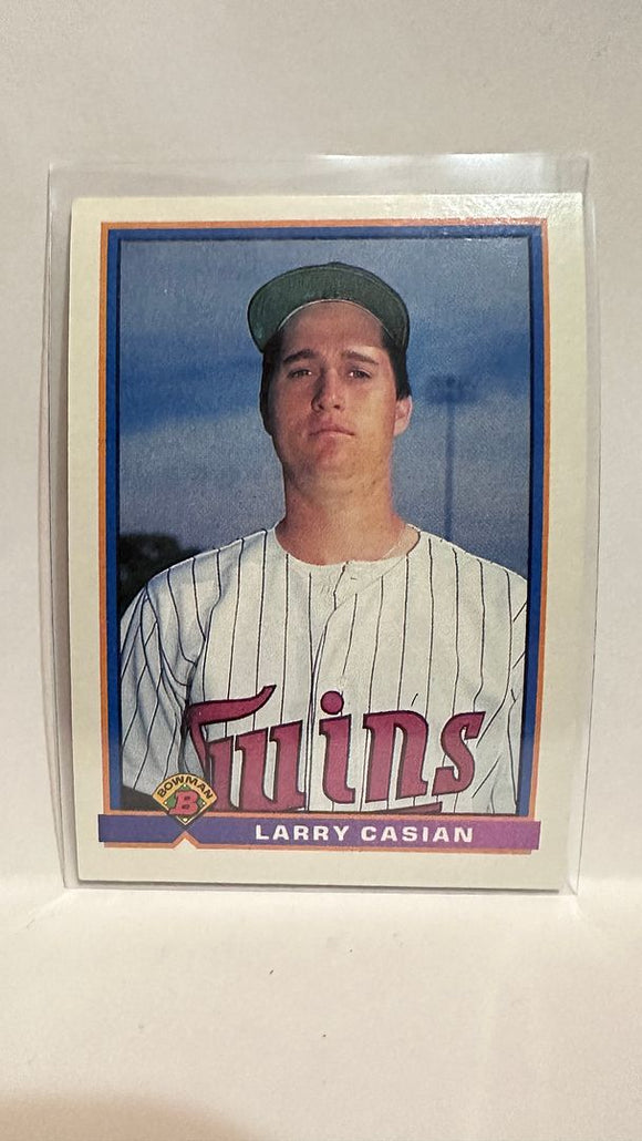 #325 Larry Casian Minnesota Twins 1991 Bowman Baseball Card